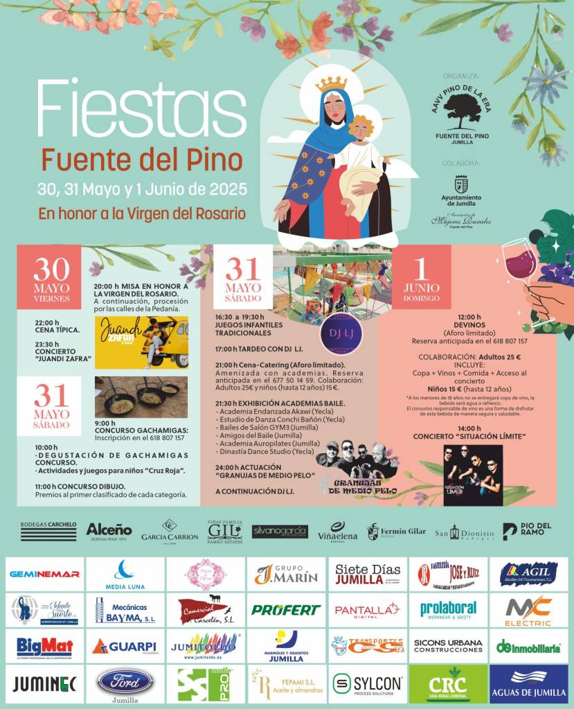 Endanzada, en las  Fiestas de la Fuente del&nbsp;Pino