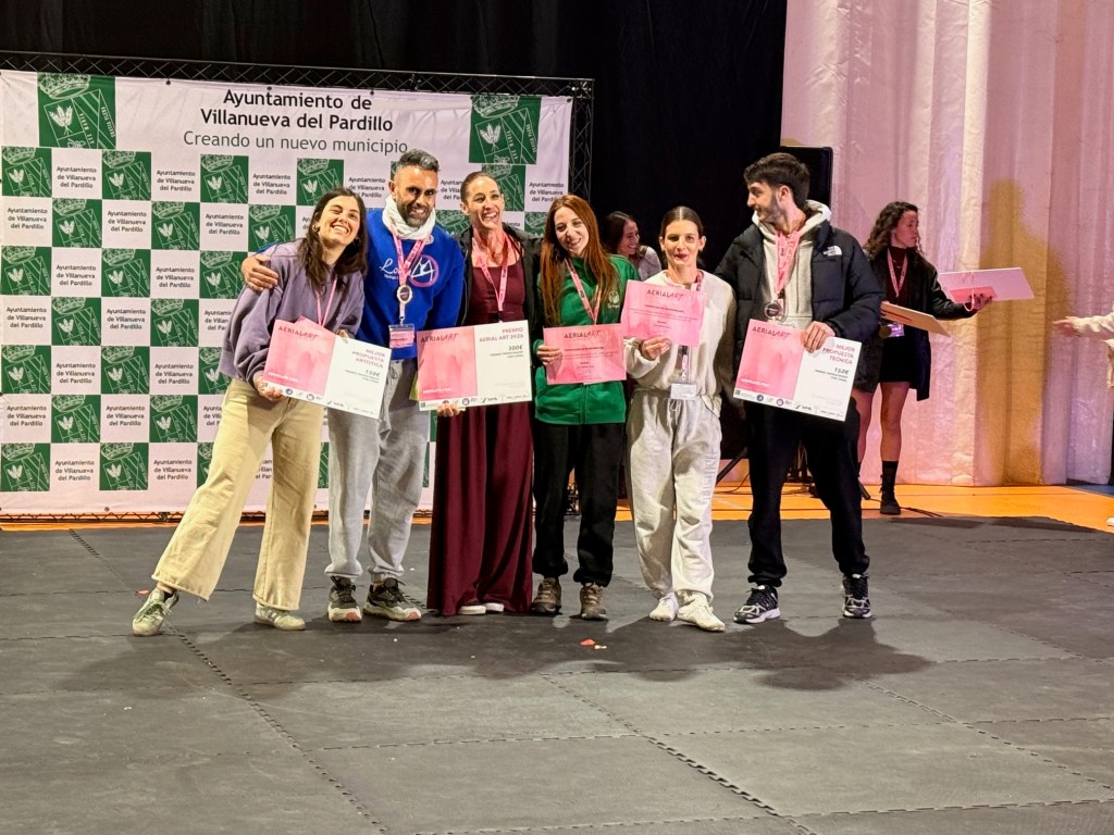 Endanzada en el Aerial Art Championship Madrid